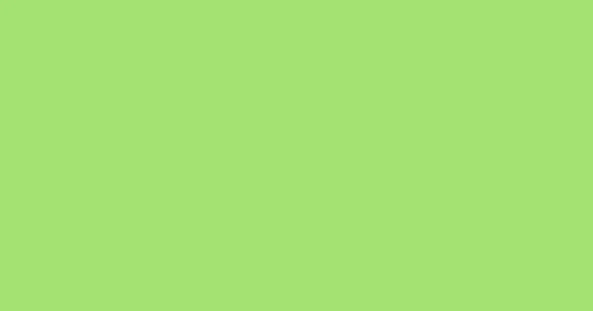 #a5e172 yellow green color image