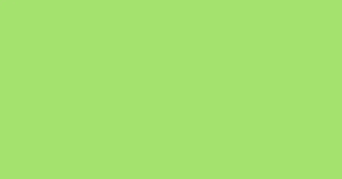 #a5e26f yellow green color image