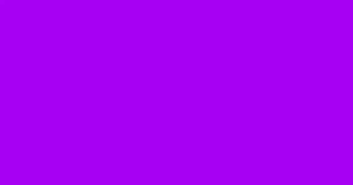 #a600f4 electric violet color image