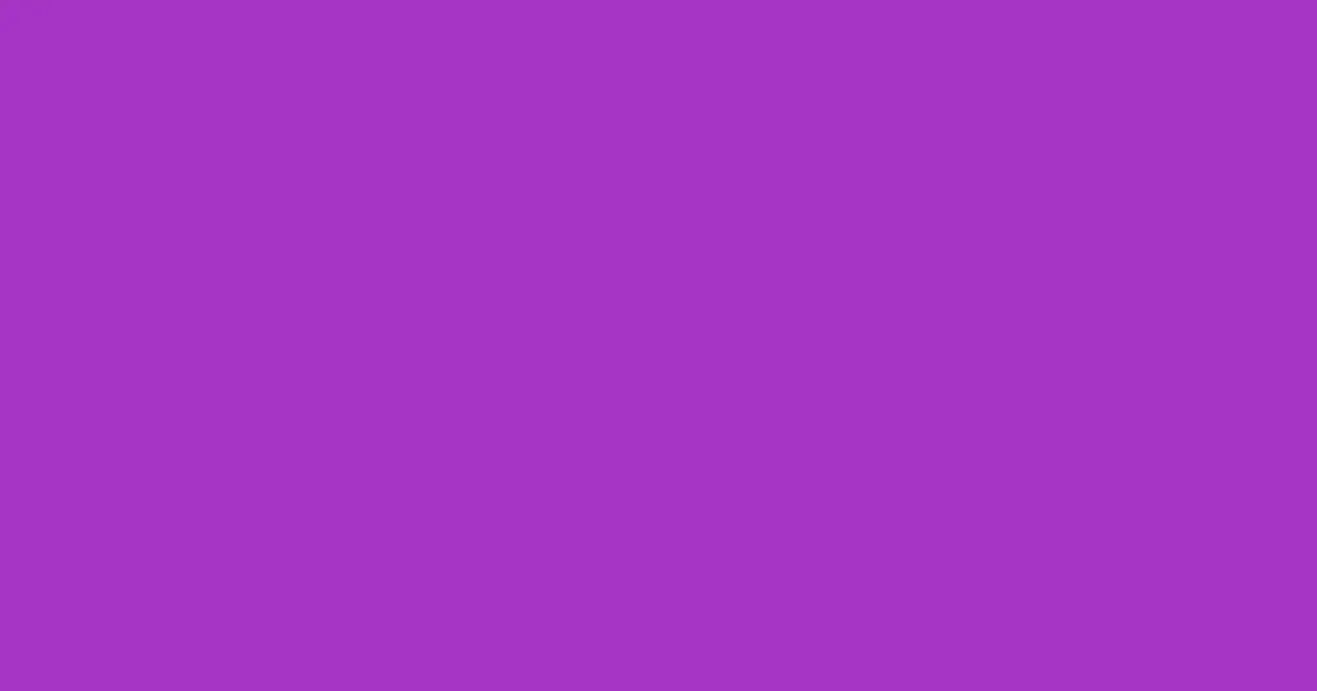 #a633c5 purple heart color image
