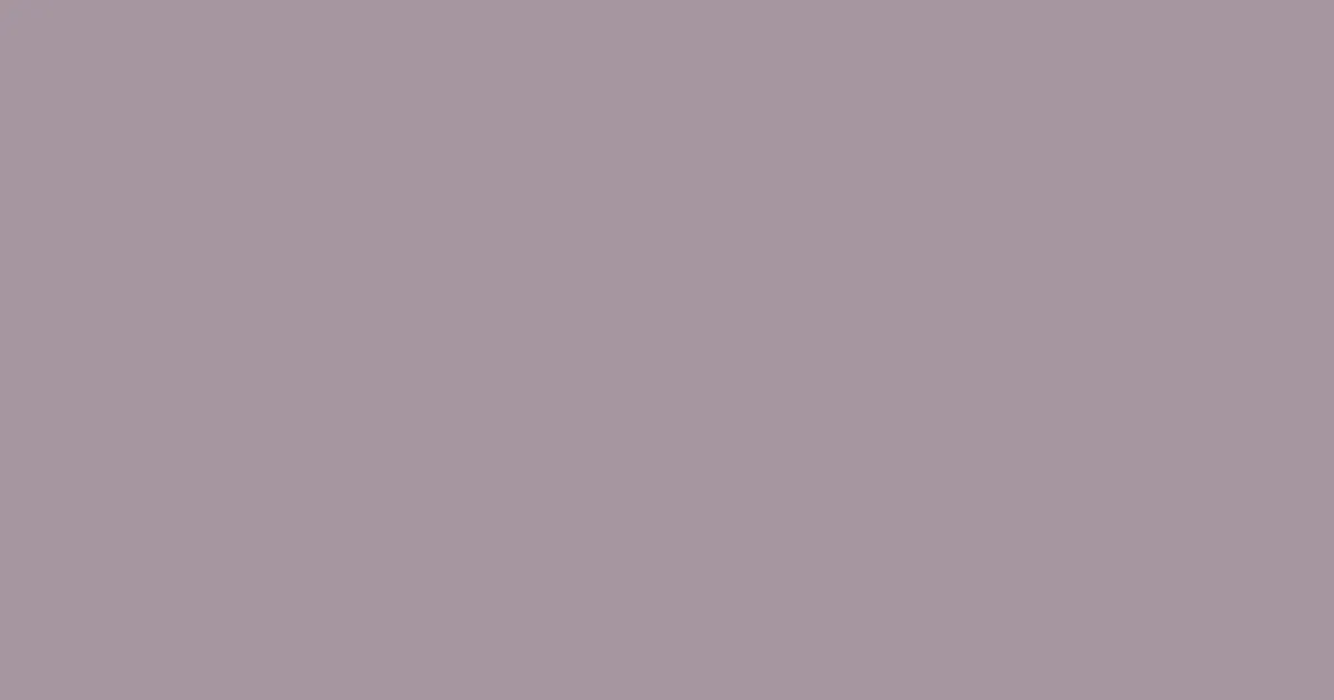 #a696a1 lilac luster color image