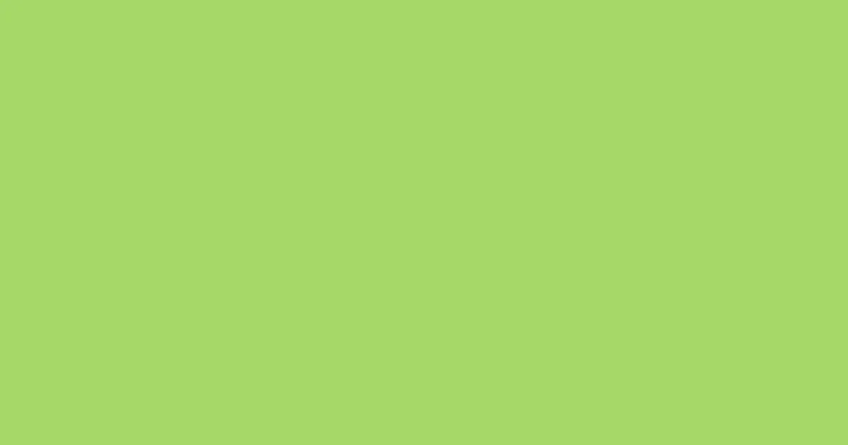 #a6d868 yellow green color image