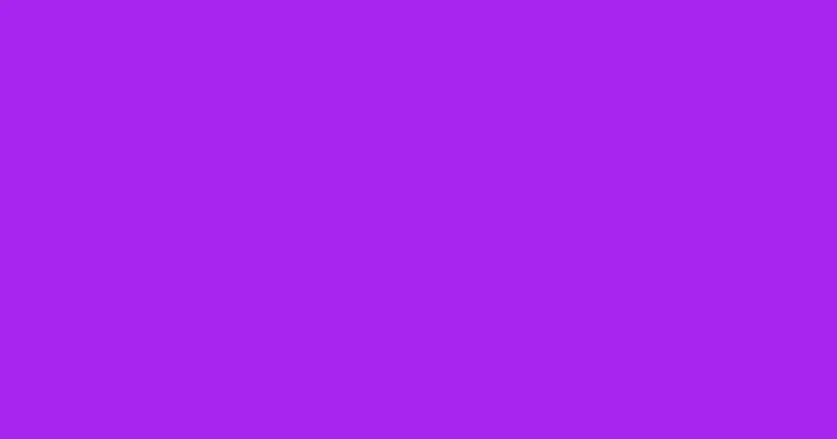 #a825f0 electric violet color image