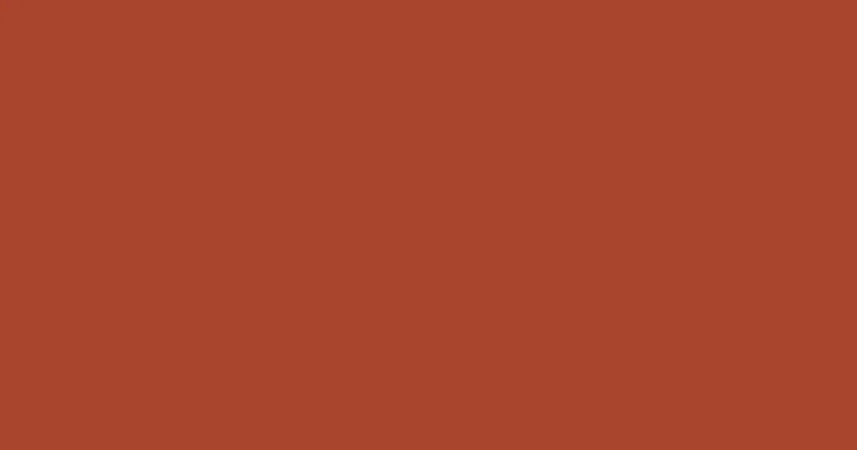 #a8442e sweet brown color image
