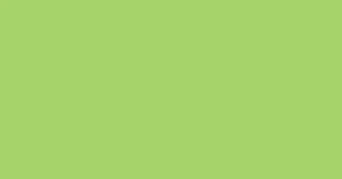 #a8d46a yellow green color image
