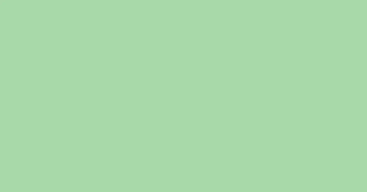 #a8d8a8 moss green color image