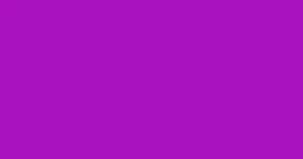 #a90fbe electric violet color image