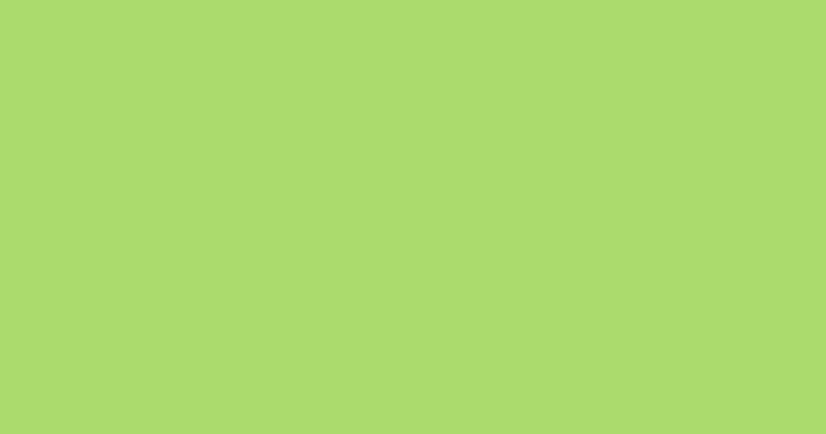 #a9db6e yellow green color image