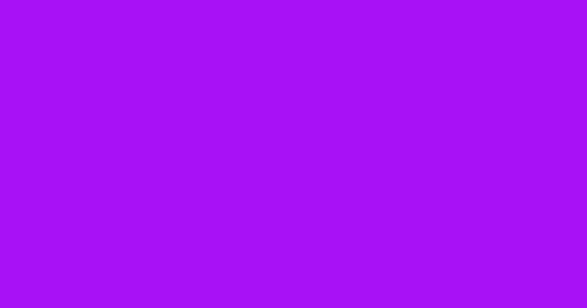 #aa10f5 electric violet color image