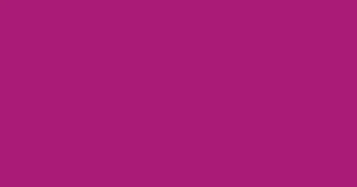 #aa1c76 red violet color image