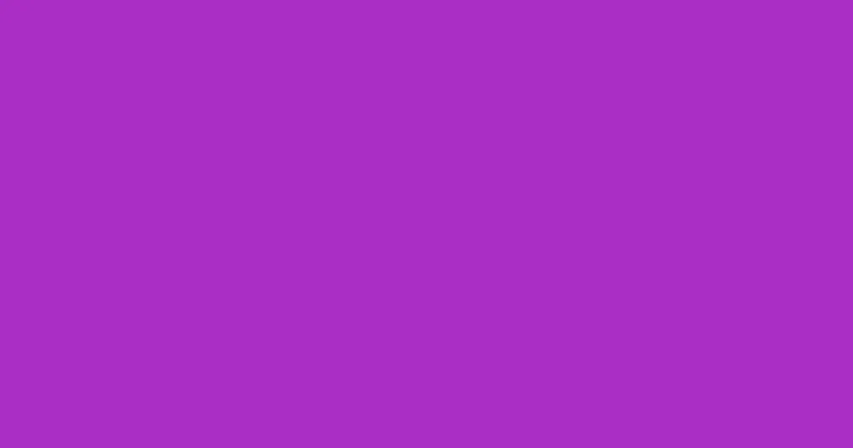 #aa2dc4 purple heart color image