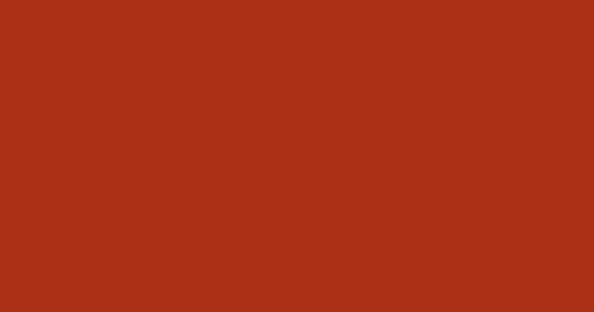 #aa3014 tabasco color image