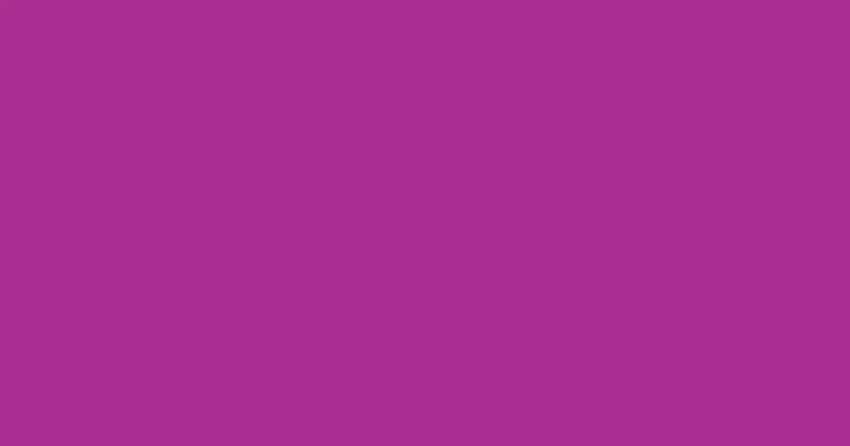 #aa3093 medium red violet color image