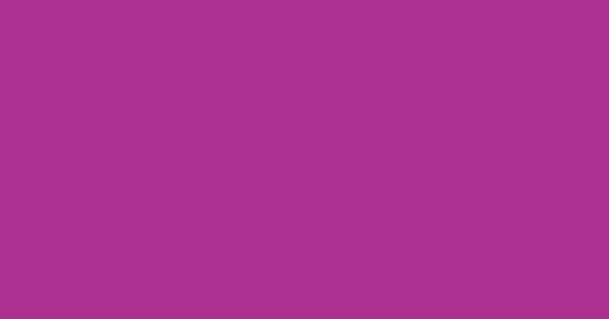 #aa3190 medium red violet color image