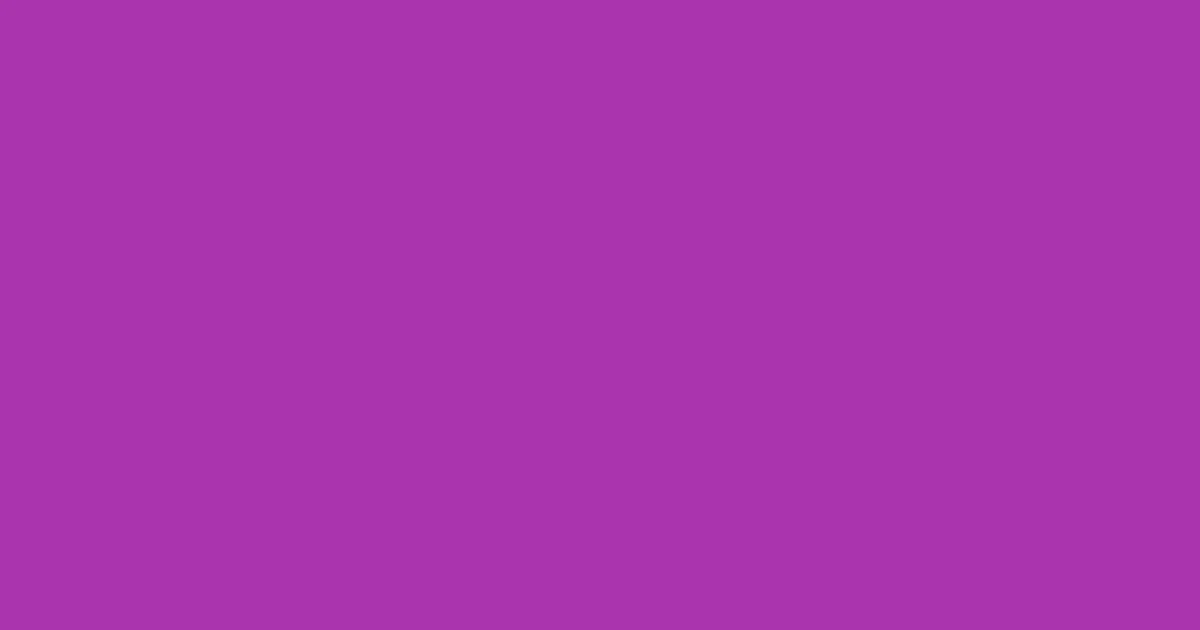 #aa34ae purple plum color image