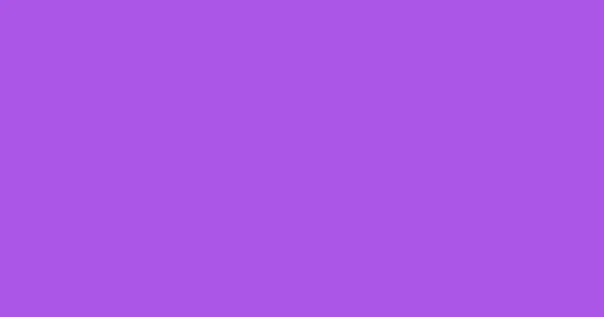 #aa56e7 medium purple color image