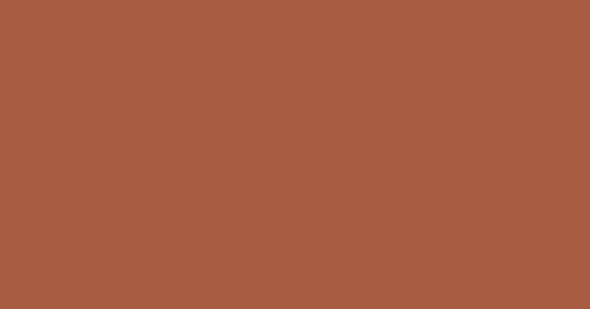 #aa5c42 brown rust color image