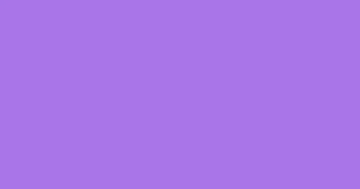 #aa74e8 medium purple color image