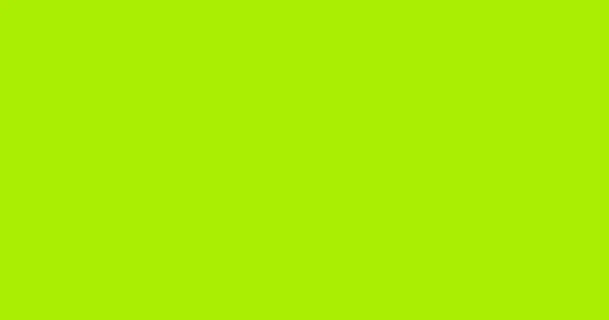 #aaee03 lime color image
