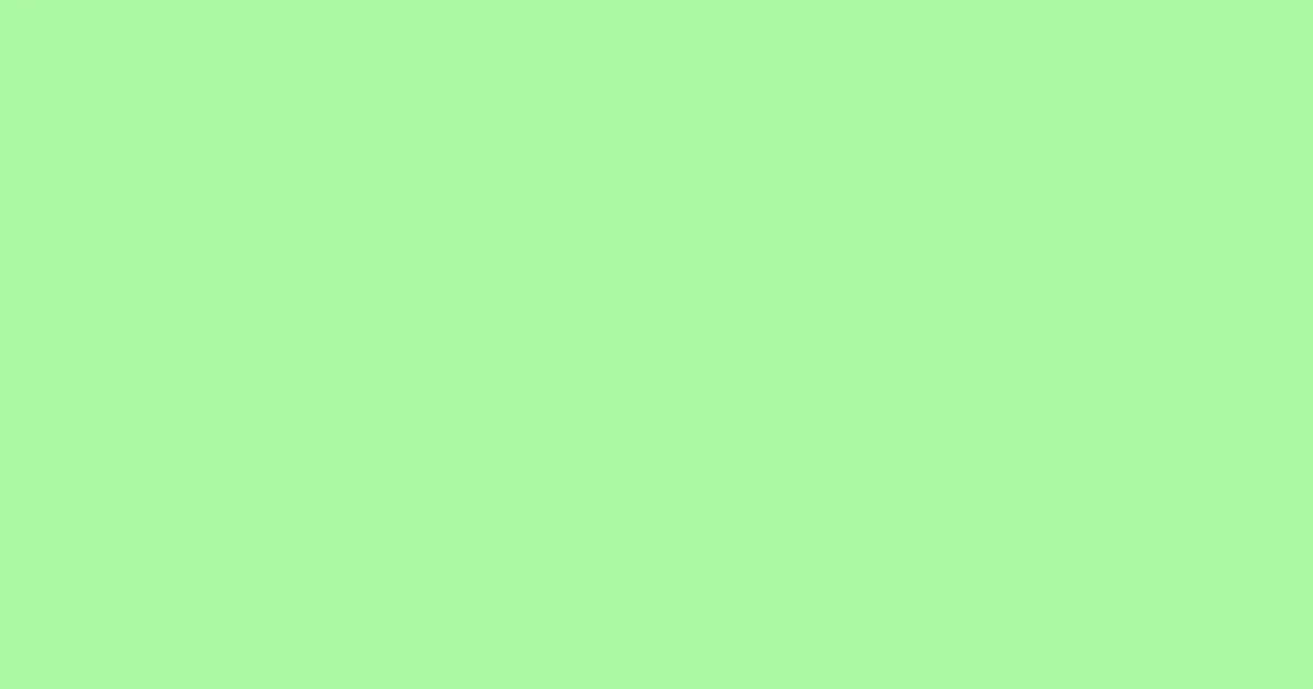 #aaf9a2 mint green color image