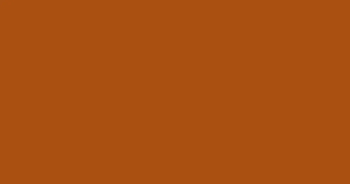 #ab5012 fiery orange color image
