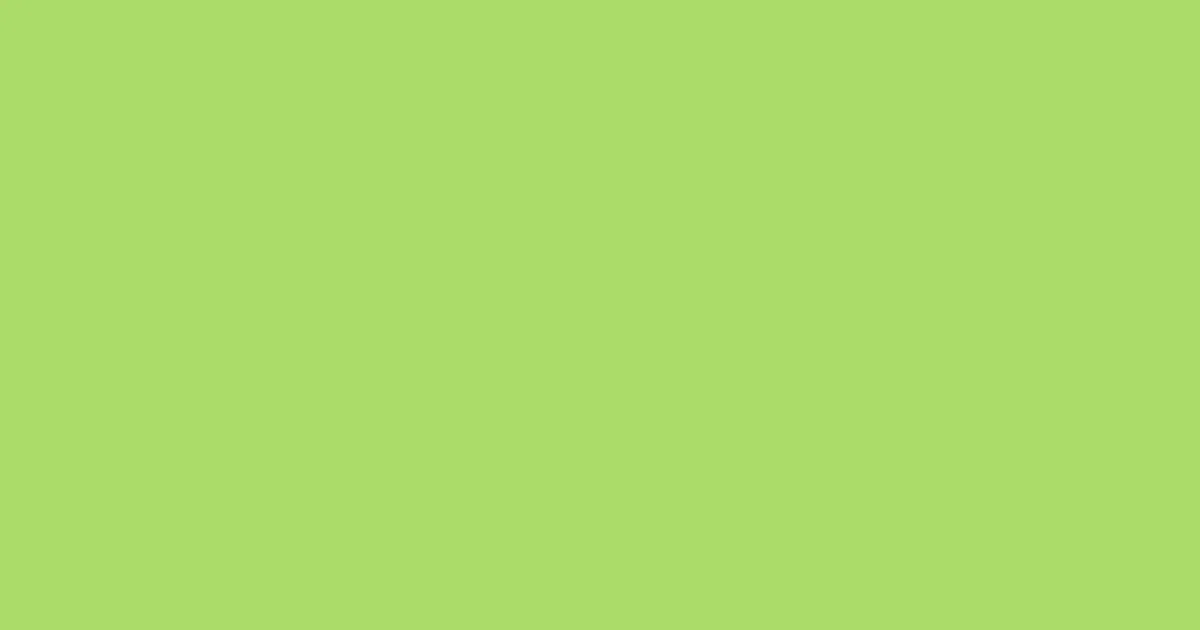 #acdb6a yellow green color image