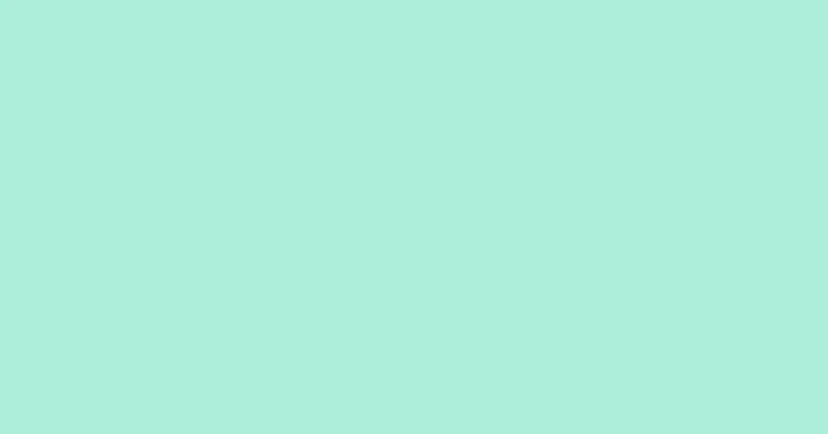#aceed9 magic mint color image