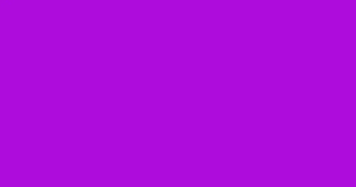#ad0bdd electric violet color image