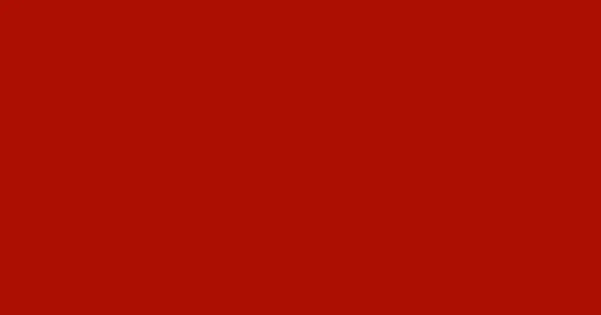 #ad0f02 milano red color image