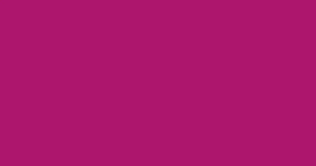 #ad166e red violet color image