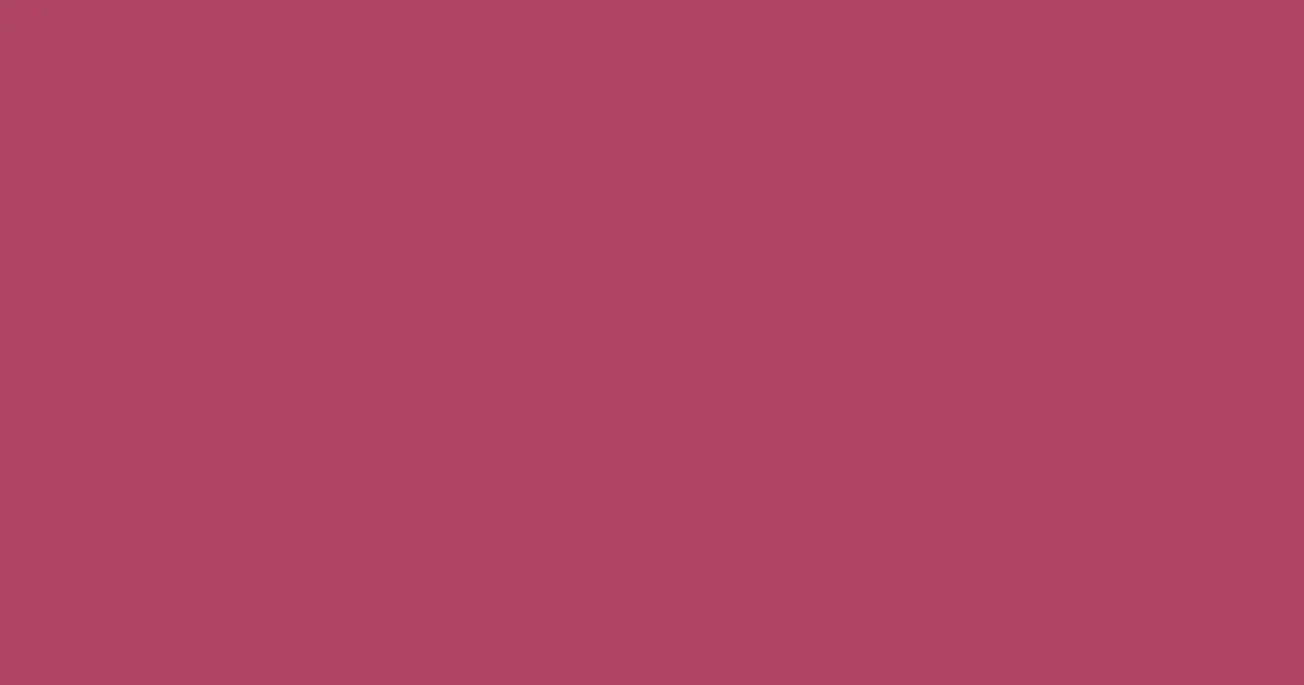 #af4662 hippie pink color image