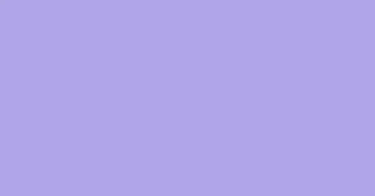 #afa5e5 dull lavender color image