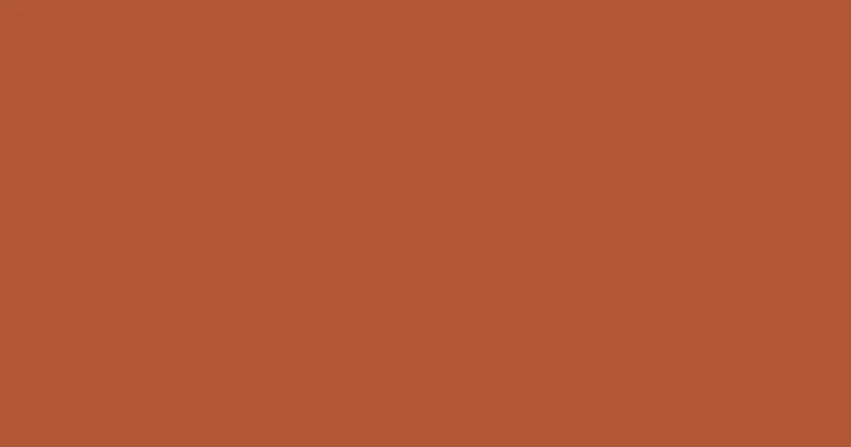 #b05937 brown rust color image