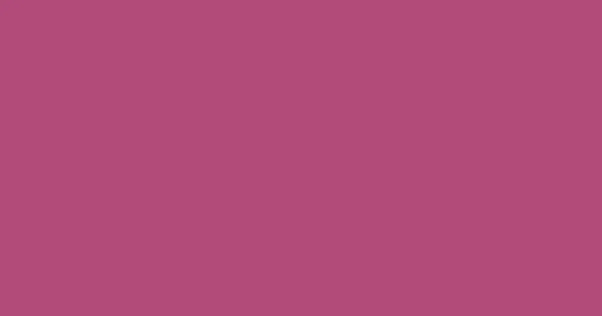 #b24a79 mystic maroon color image