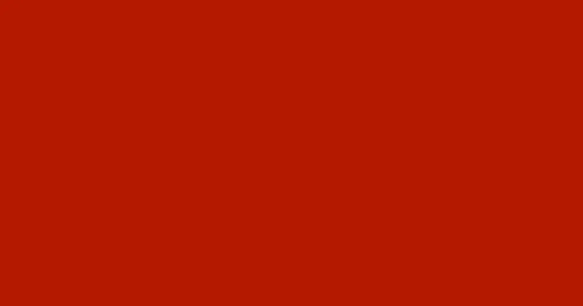 #b41a00 milano red color image
