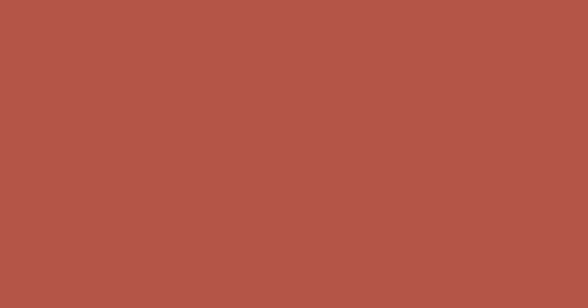 #b45447 chestnut color image