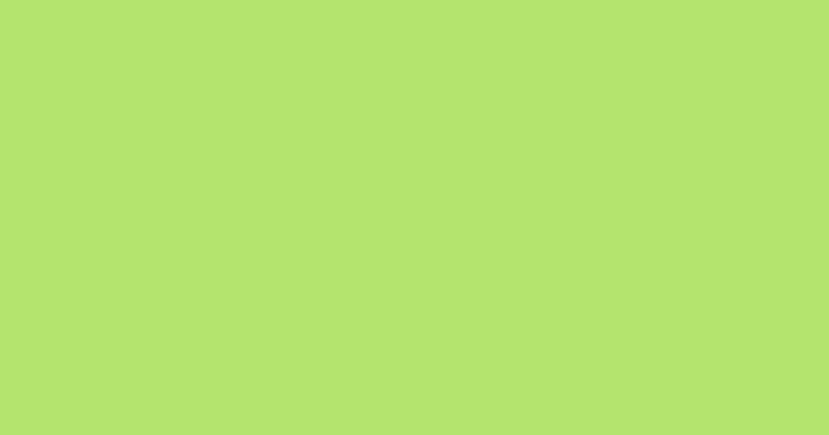 #b4e46d yellow green color image
