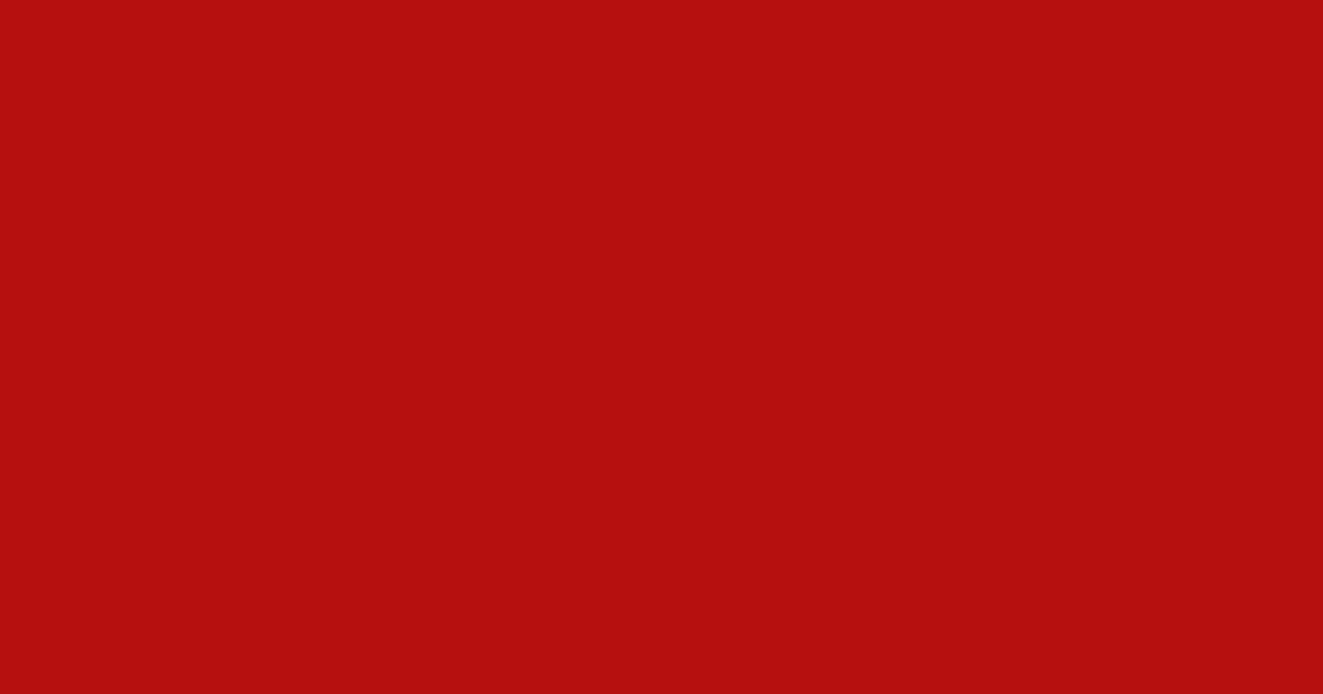 #b5100e milano red color image