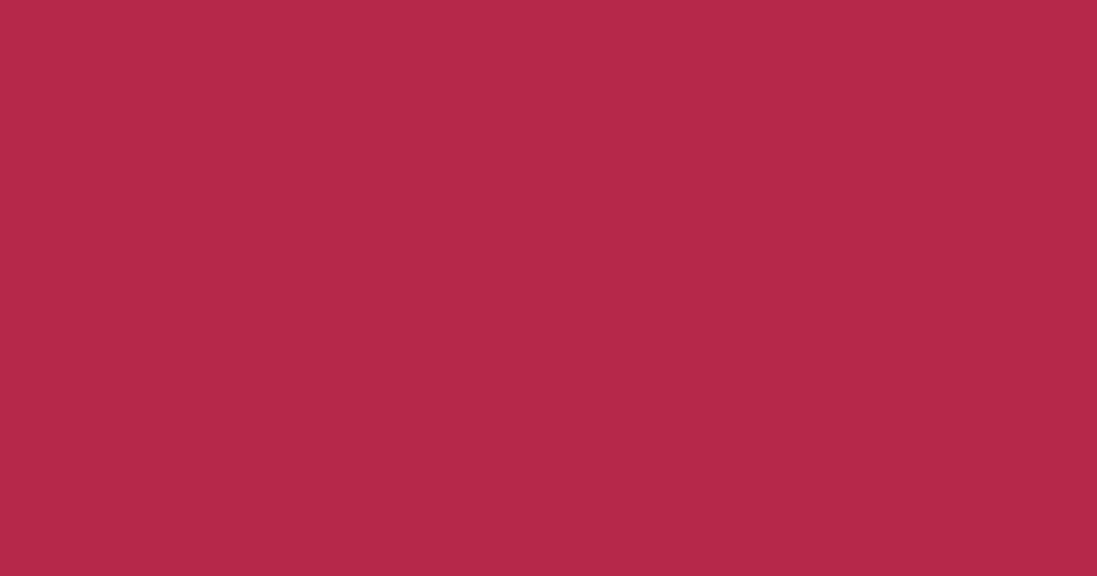 #b5284a brick red color image
