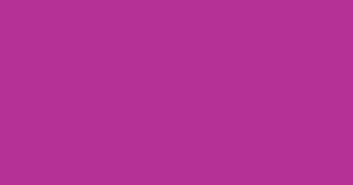 #b53193 medium red violet color image