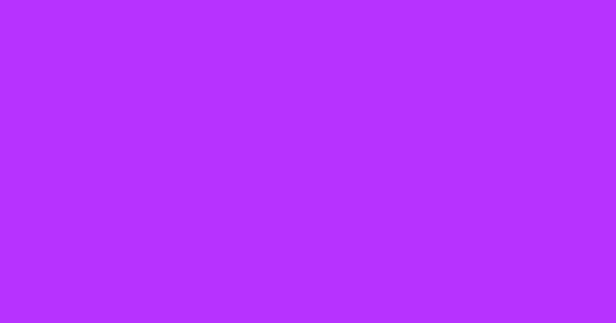 #b532ff electric violet color image