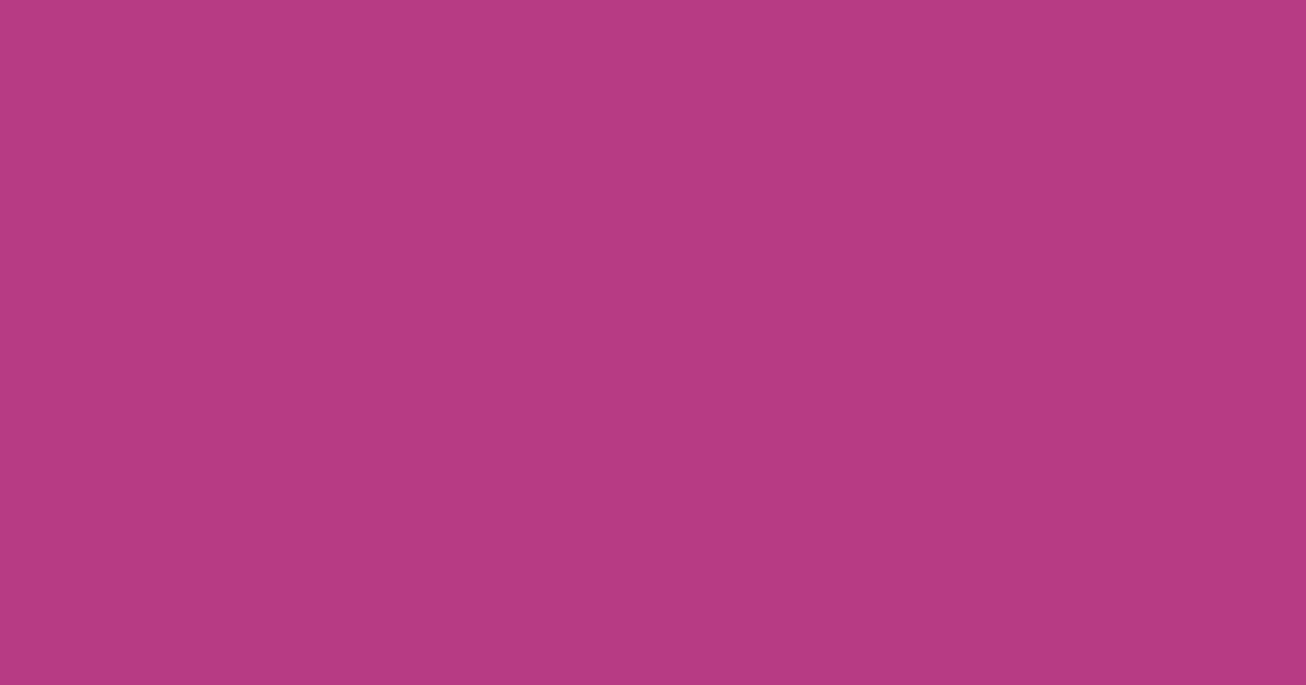 #b53980 medium red violet color image