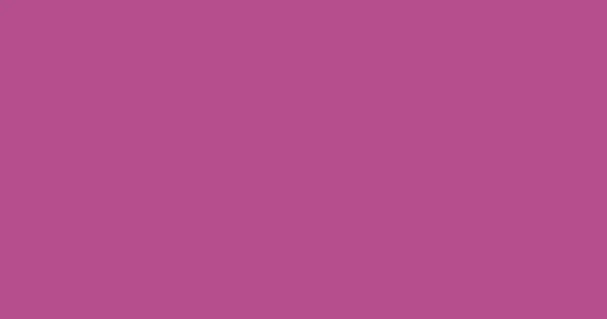 #b54e8d rose quartz color image