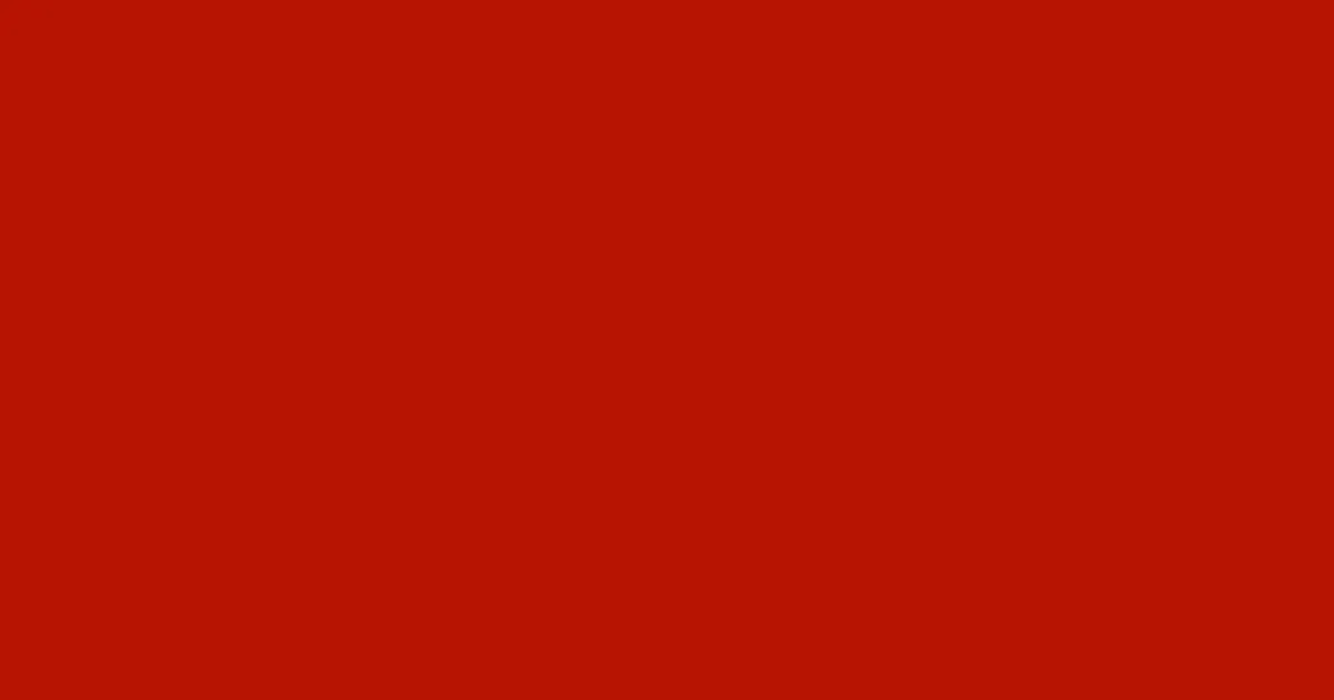 #b61302 milano red color image