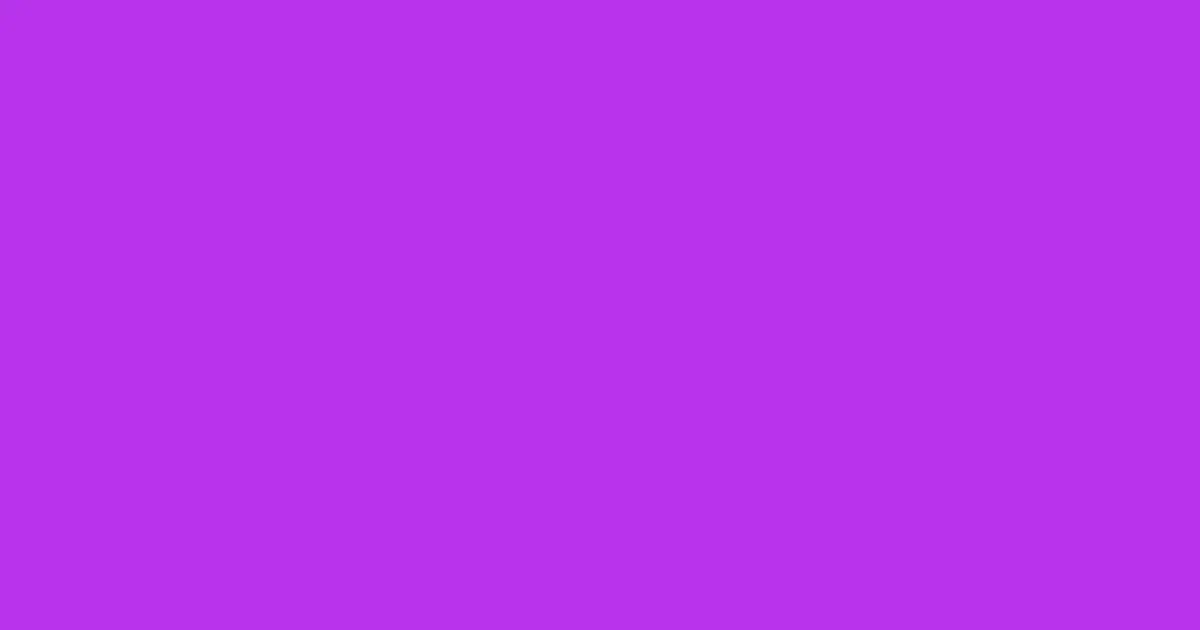 #b733ea electric violet color image