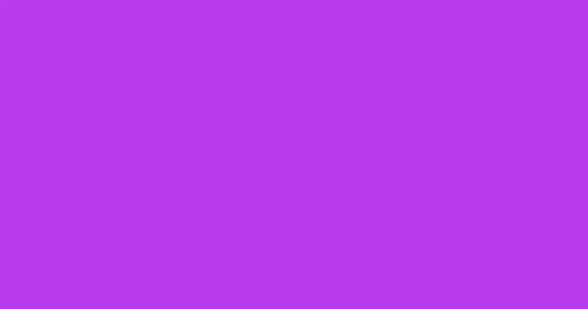 #b73aee electric violet color image
