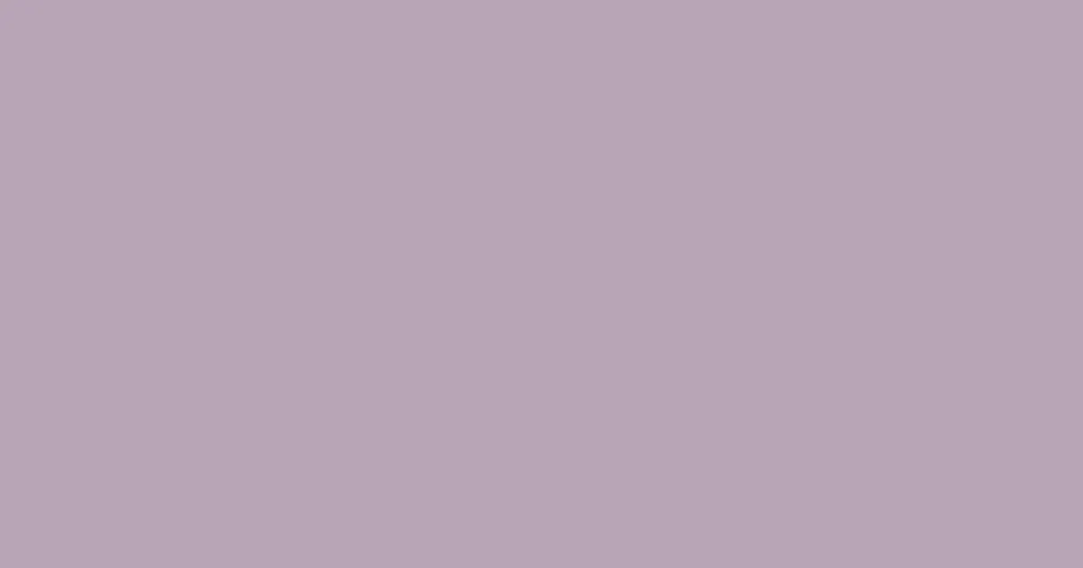 #b7a4b7 lilac luster color image