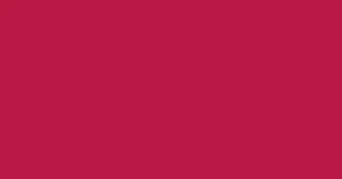 #b81944 cardinal color image