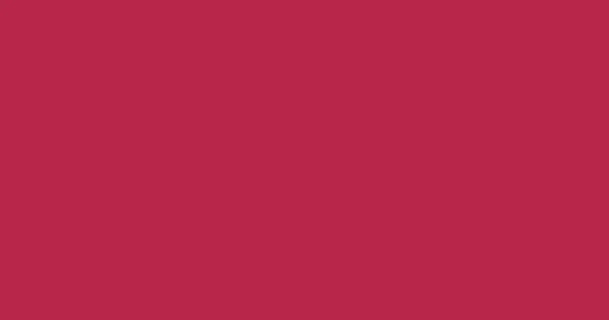 #b8274a brick red color image