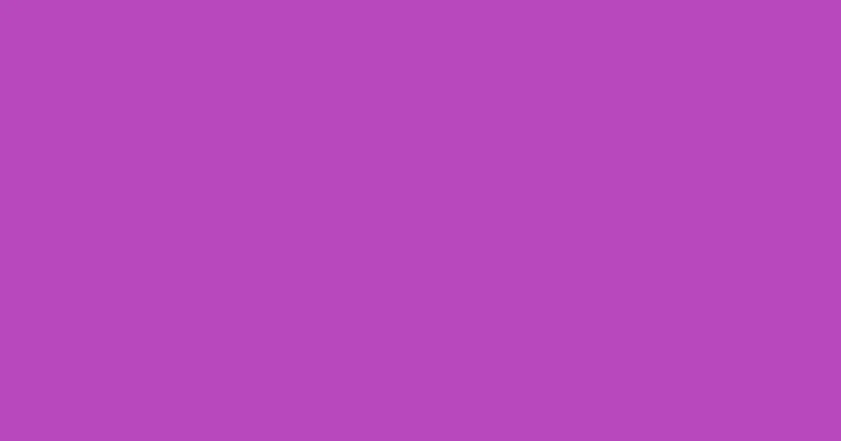 #b847bd purple plum color image